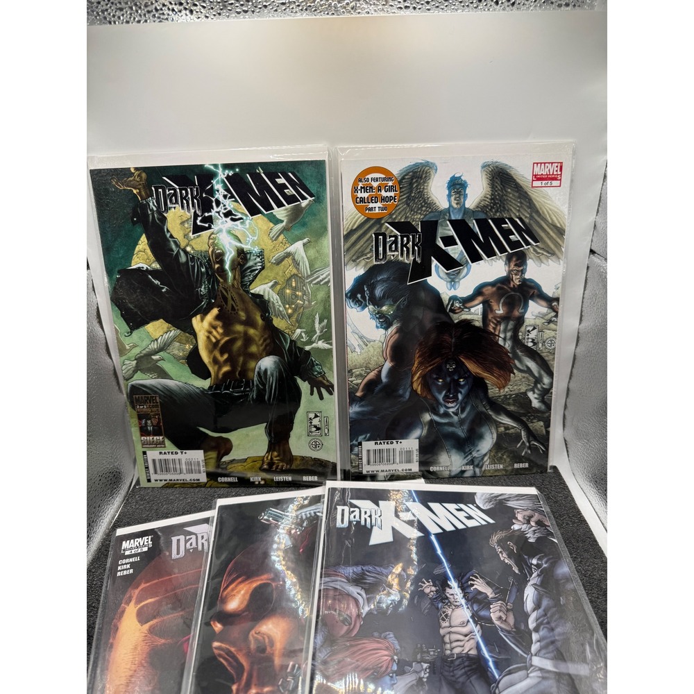 Marvel Dark X-Men 1-5 Complete Limited Series Set 2009 Cornell Kirk Reber
